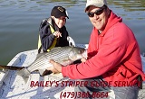 Striper fishing guide service